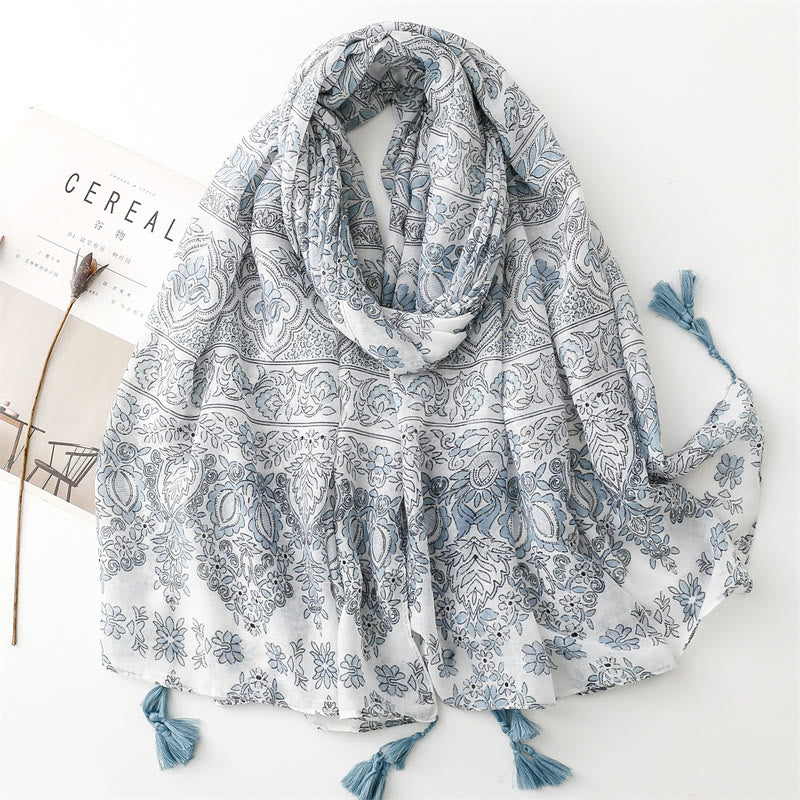 Leichter Schal für den Sommer und den Strand für Damen, dünn