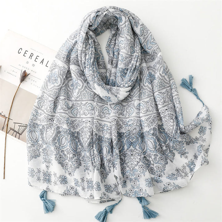 Leichter Schal für den Sommer und den Strand für Damen, dünn