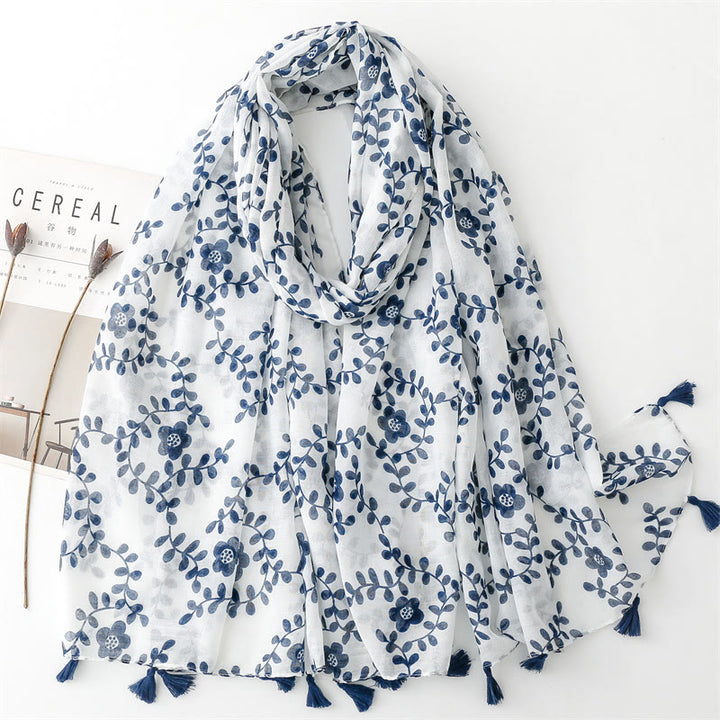 Leichter Schal für den Sommer und den Strand für Damen, dünn