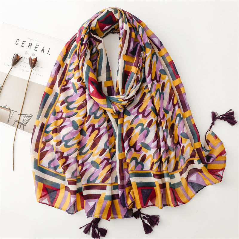 Leichter Schal für den Sommer und den Strand für Damen, dünn