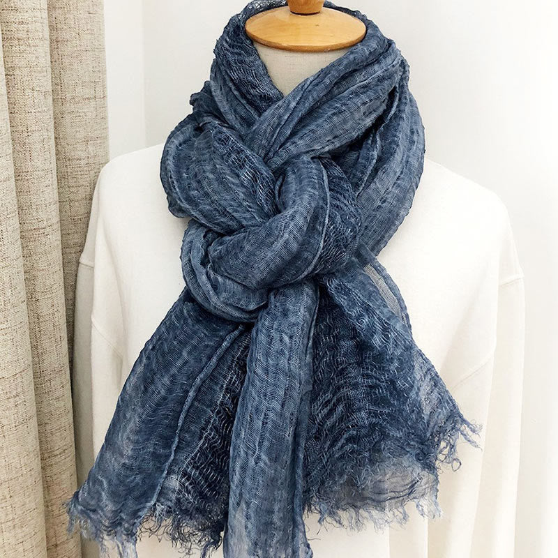 Damen Retro Einfarbig Leichter Schal Dünner Schal