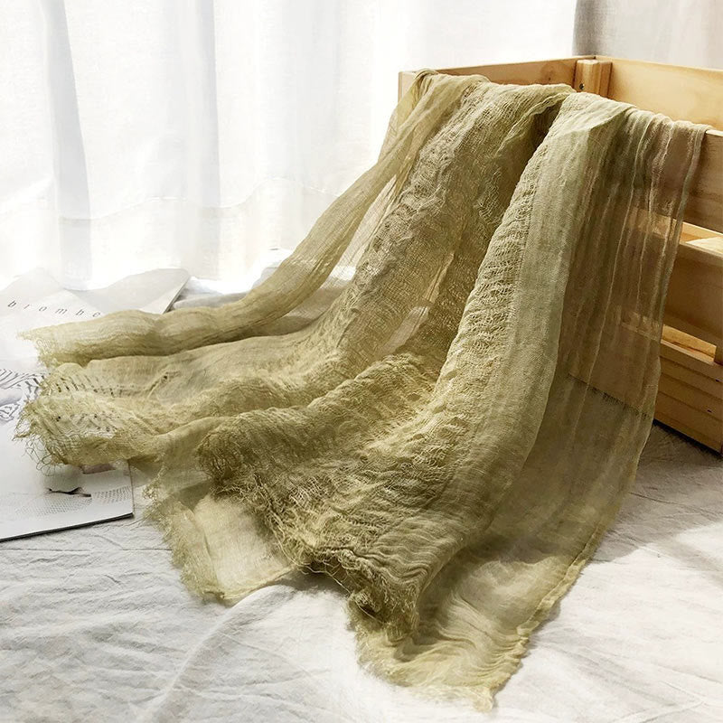 Damen Retro Einfarbig Leichter Schal Dünner Schal