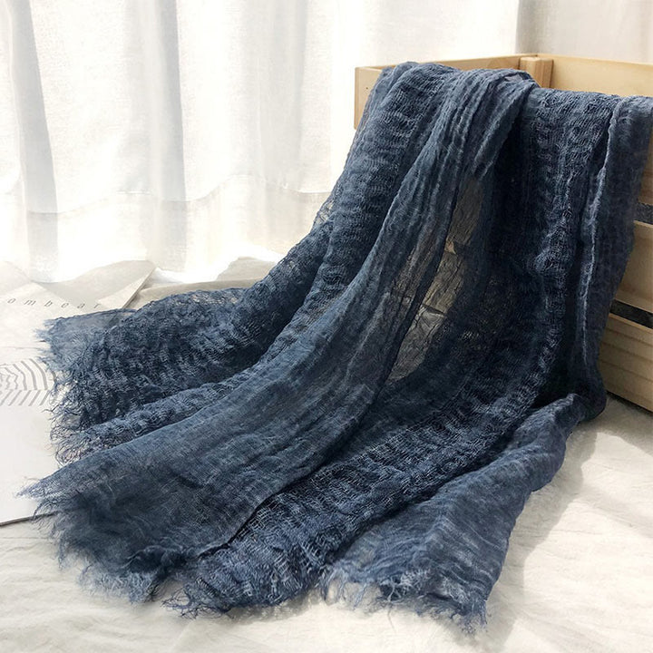 Damen Retro Einfarbig Leichter Schal Dünner Schal