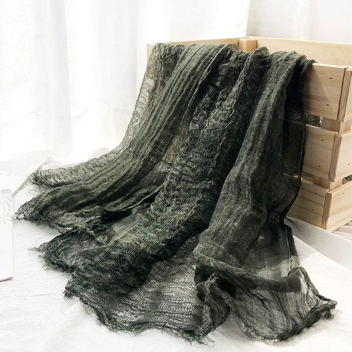 Damen Retro Einfarbig Leichter Schal Dünner Schal