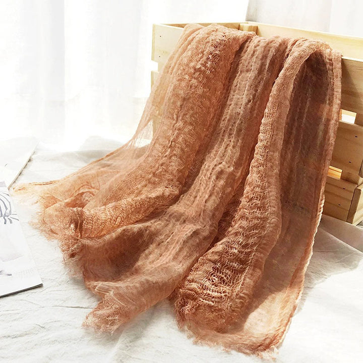 Damen Retro Einfarbig Leichter Schal Dünner Schal