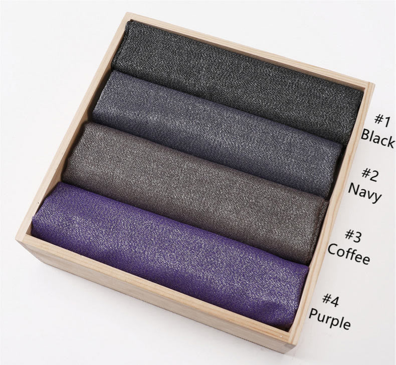 Leichter, dünner Schal mit goldenem Glitzer für Damen