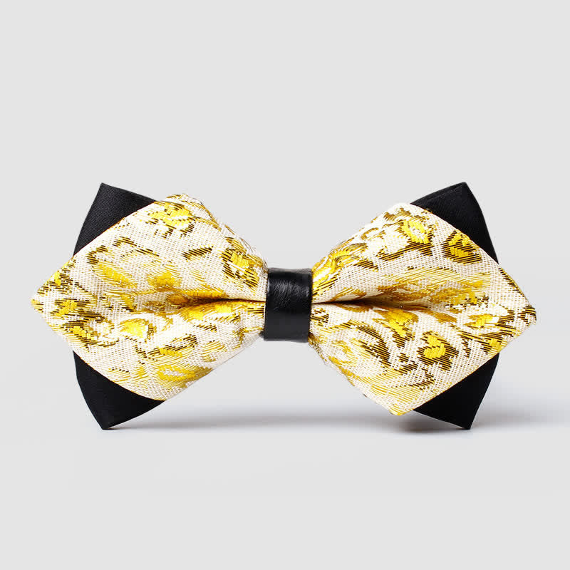 Männliche Paisley-Fliege in Goldton