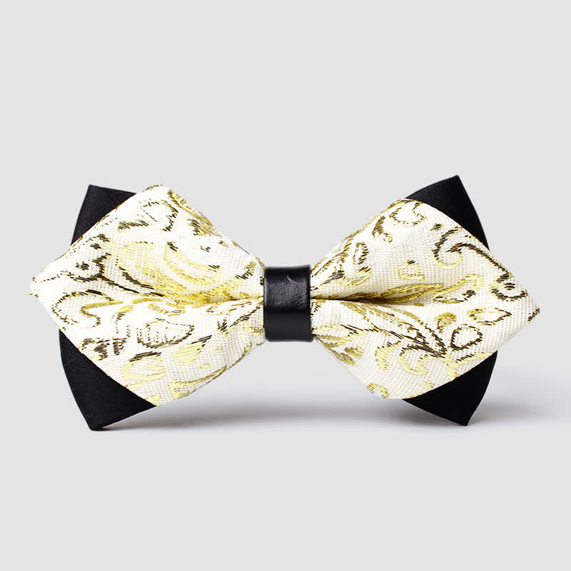 Männliche Paisley-Fliege in Goldton