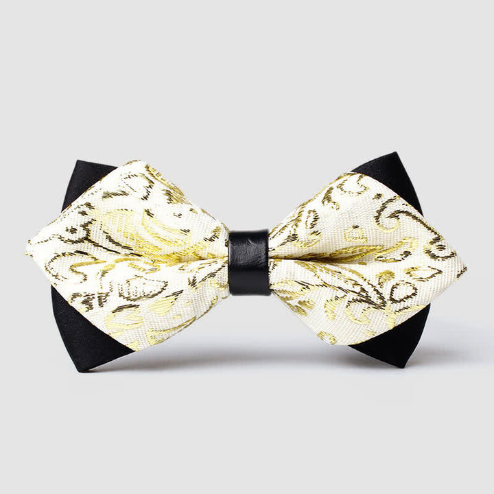 Männliche Paisley-Fliege in Goldton