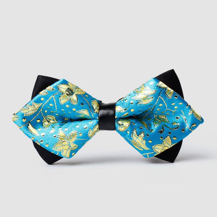 Männliche Paisley-Fliege in Goldton