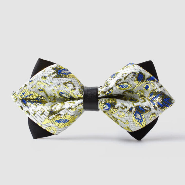 Männliche Paisley-Fliege in Goldton