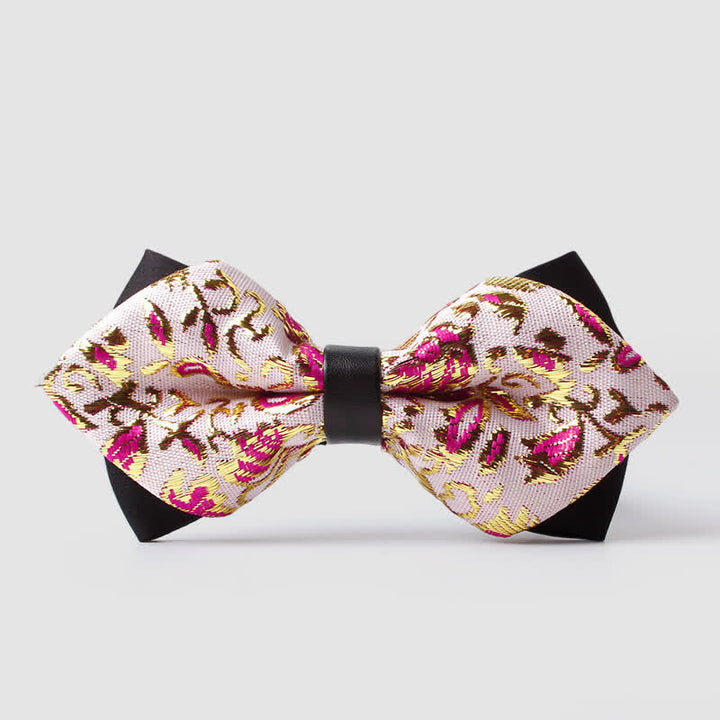 Männliche Paisley-Fliege in Goldton