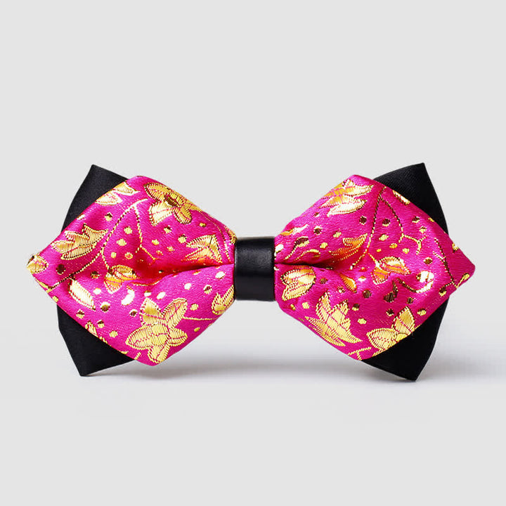 Männliche Paisley-Fliege in Goldton