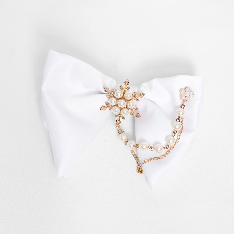 Übergroße Schwarz-Weiß-Fliege für Herren