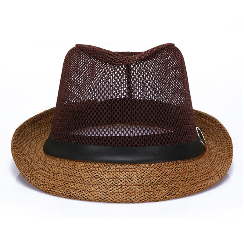 Fedora-Hut aus Panama-Stroh für Herren