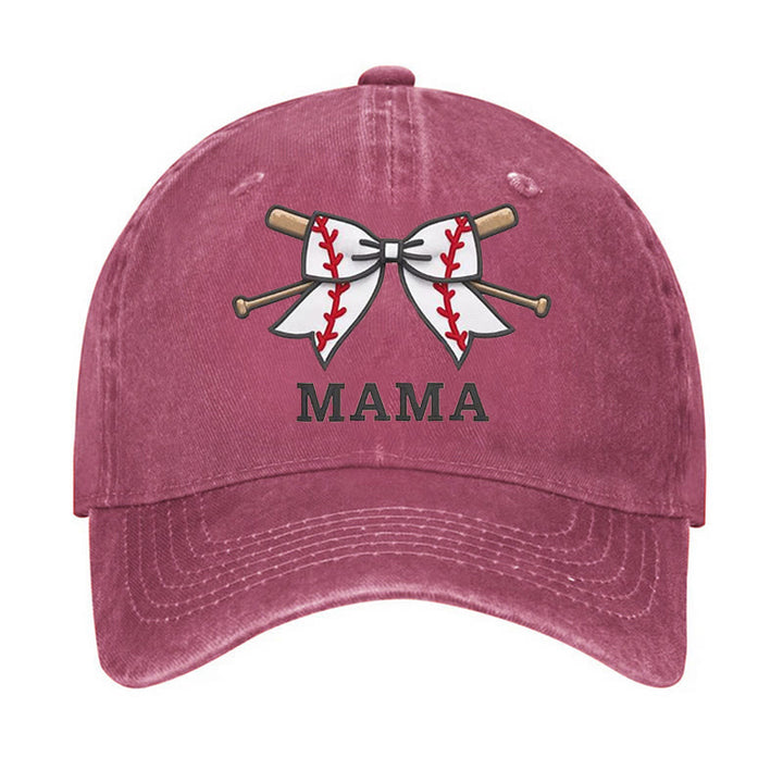 Baseball Mama Verstellbare Baseballkappe