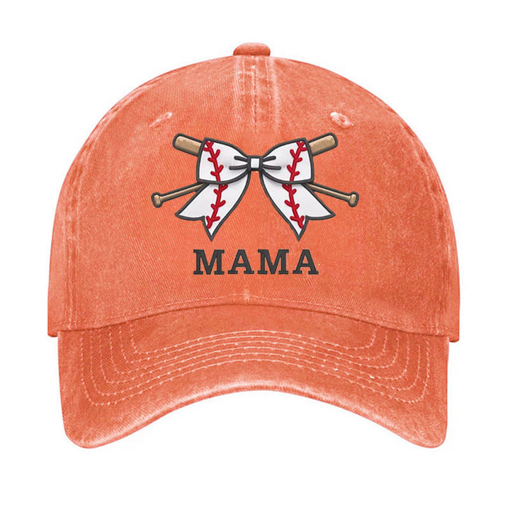 Baseball Mama Verstellbare Baseballkappe