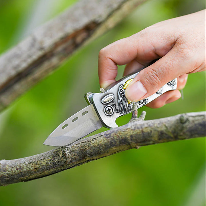 Winddichtes, faltbares Messer aus Metall, Jet Torch, nachfüllbares Butanfeuerzeug