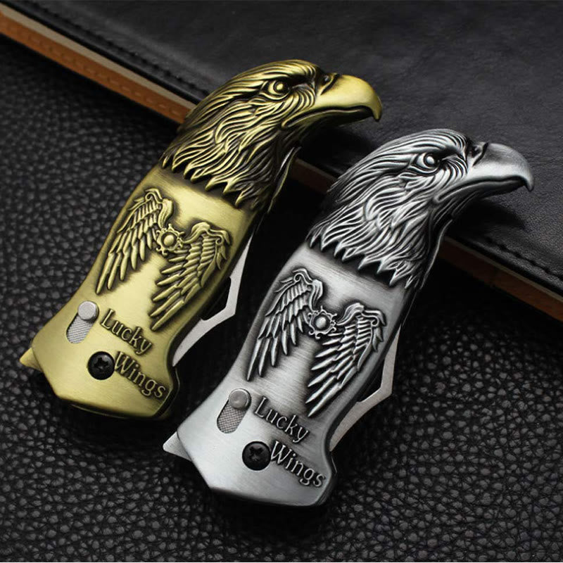 Metall Adlerkopf Faltbares Messer Jet Torch Nachfüllbares Butanfeuerzeug
