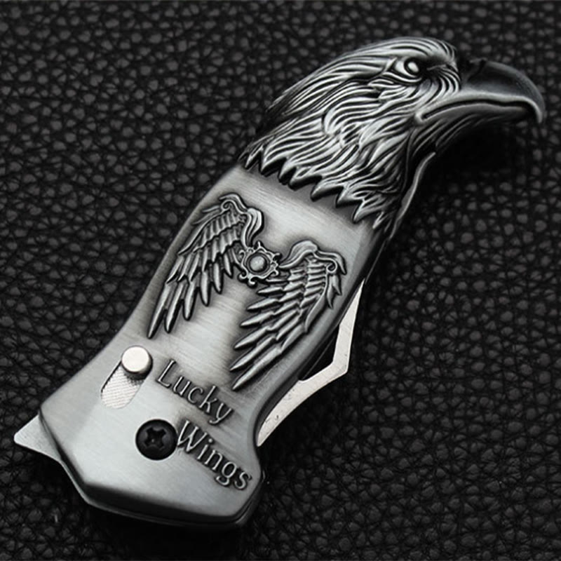 Metall Adlerkopf Faltbares Messer Jet Torch Nachfüllbares Butanfeuerzeug