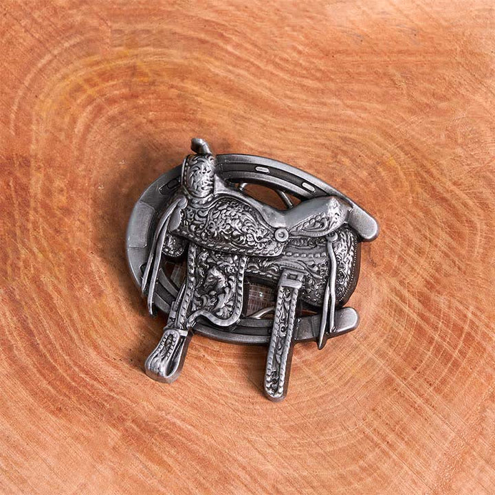 Pferdesport DIY Sattel Pferd Schuh Schnalle Ledergürtel