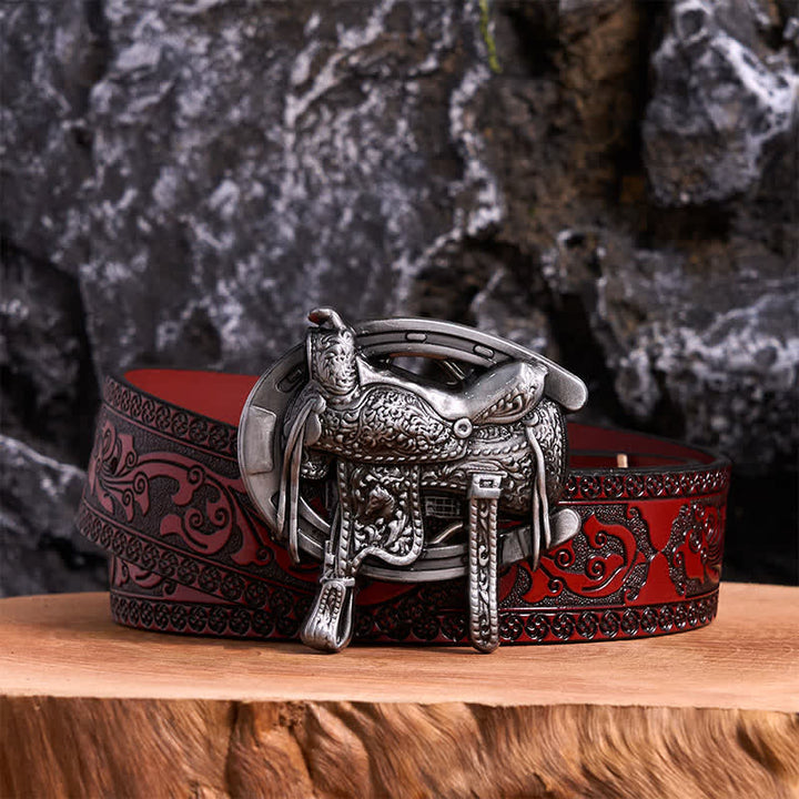 Pferdesport DIY Sattel Pferd Schuh Schnalle Ledergürtel