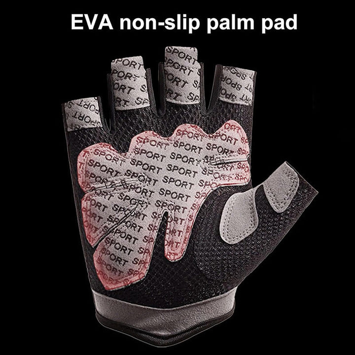 Atmungsaktive, leichte fingerlose Handschuhe zum Radfahren und Gewichtheben im Fitnessstudio