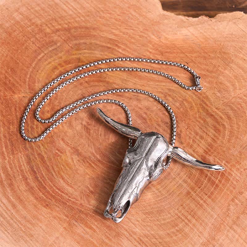 Longhorn Bull Head EDC Tool Multifunktions-Gürtelschnalle mit Anhänger