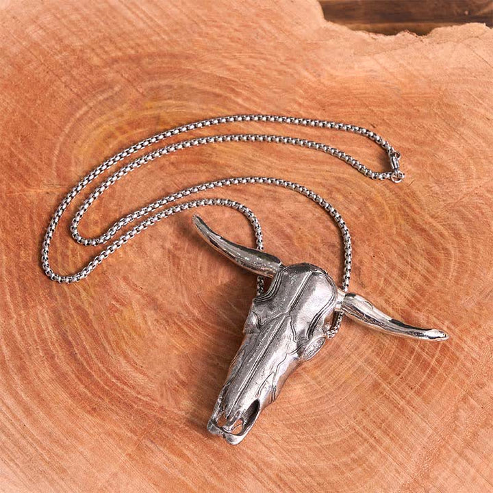 Longhorn Bull Head EDC Tool Multifunktions-Gürtelschnalle mit Anhänger