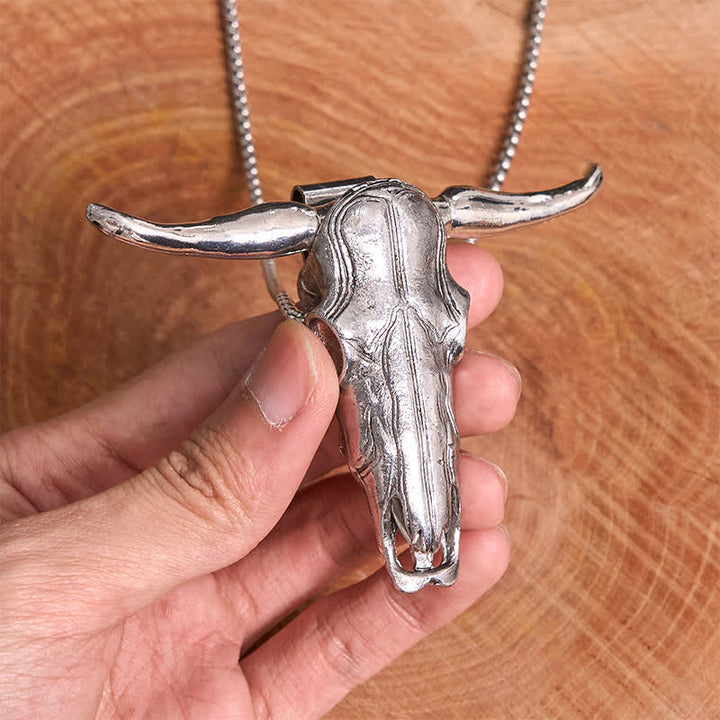 Longhorn Bull Head EDC Tool Multifunktions-Gürtelschnalle mit Anhänger