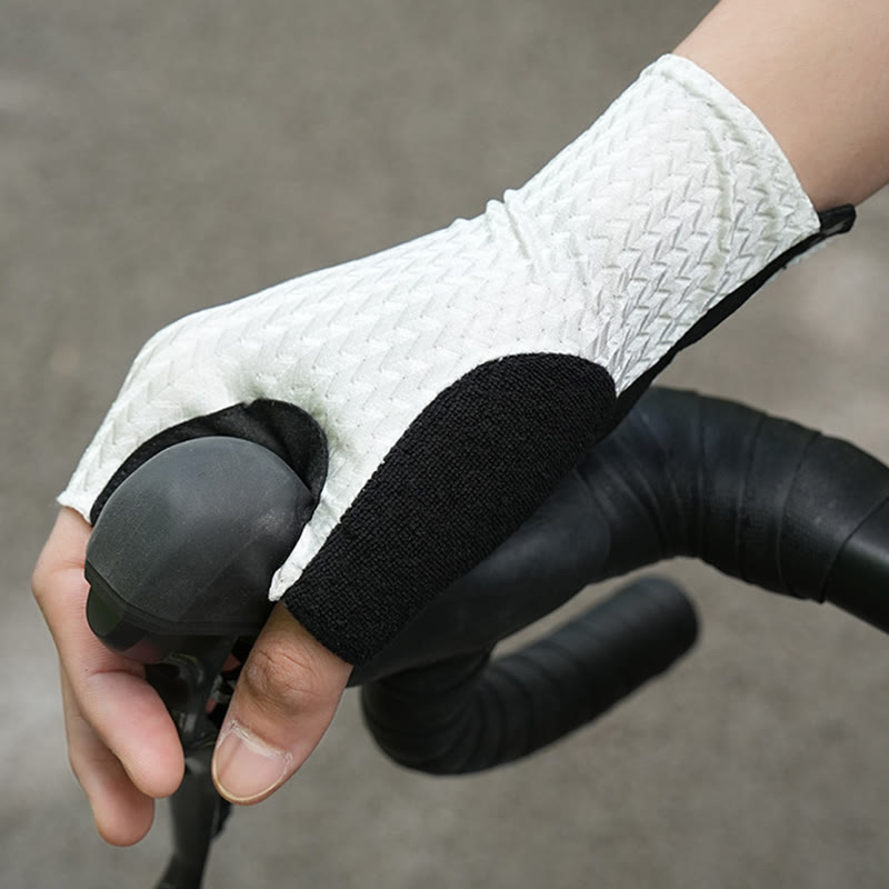Rutschfeste, atmungsaktive fingerlose Handschuhe für Outdoor-Sport
