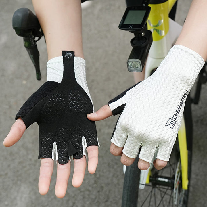 Rutschfeste, atmungsaktive fingerlose Handschuhe für Outdoor-Sport