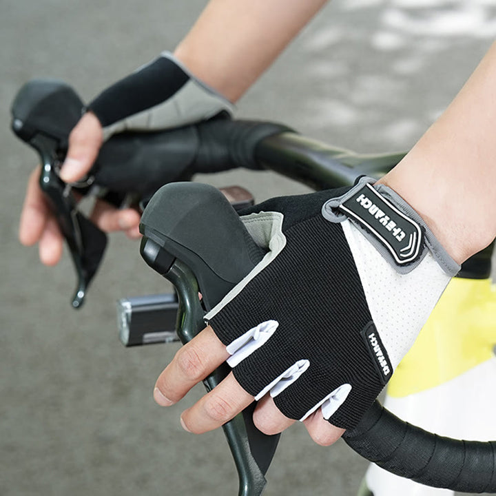 Anti-Rutsch-Halbfingerhandschuhe für Outdoor-Radfahren, Unisex