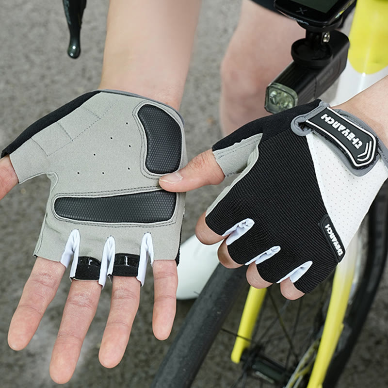 Anti-Rutsch-Halbfingerhandschuhe für Outdoor-Radfahren, Unisex
