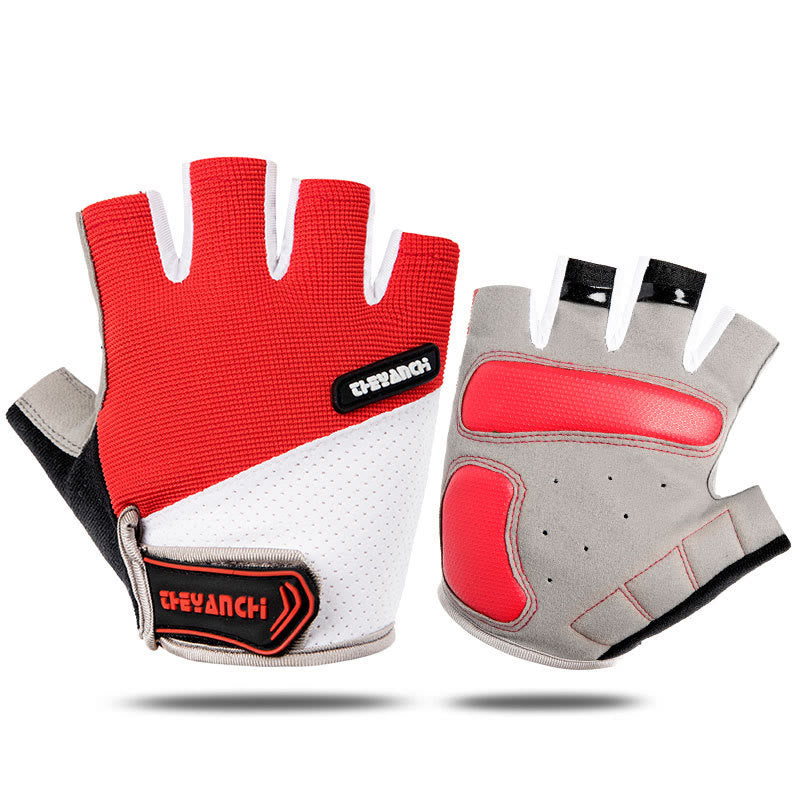 Anti-Rutsch-Halbfingerhandschuhe für Outdoor-Radfahren, Unisex