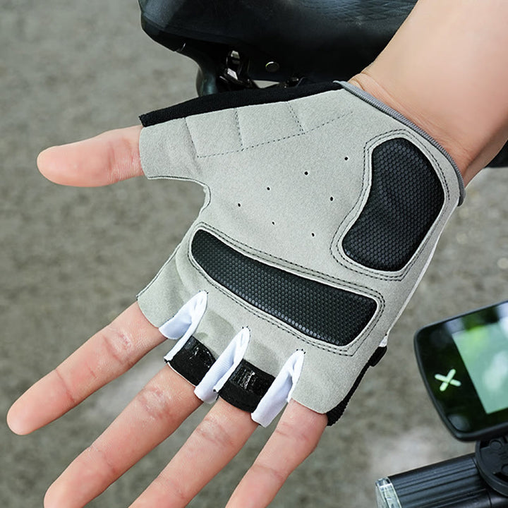Anti-Rutsch-Halbfingerhandschuhe für Outdoor-Radfahren, Unisex