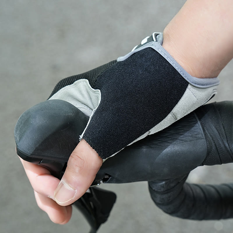 Anti-Rutsch-Halbfingerhandschuhe für Outdoor-Radfahren, Unisex