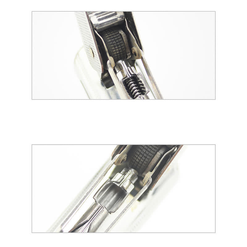 Nachfüllbares Kerosinfeuerzeug mit geprägtem Drachen und abnehmbarer Schale