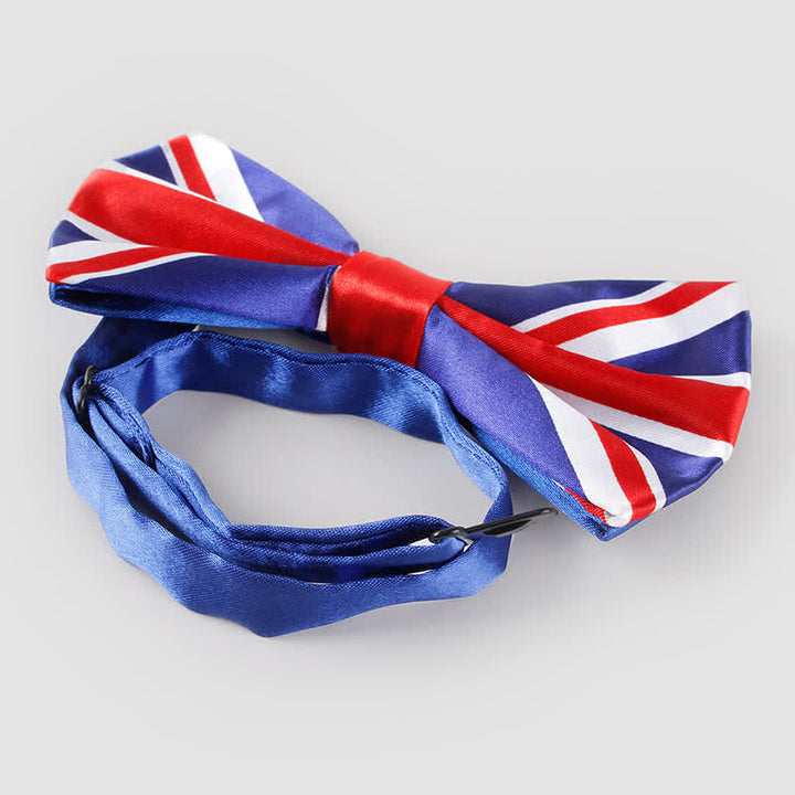 Herren Fliege mit britischer Flagge, patriotische Party-Krawatte