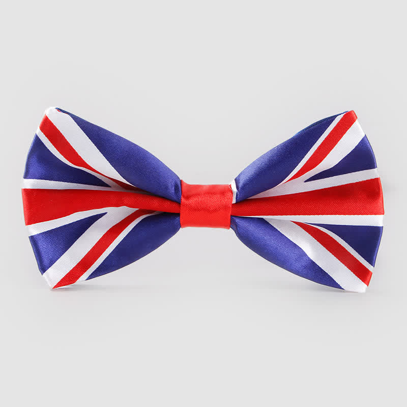 Herren Fliege mit britischer Flagge, patriotische Party-Krawatte