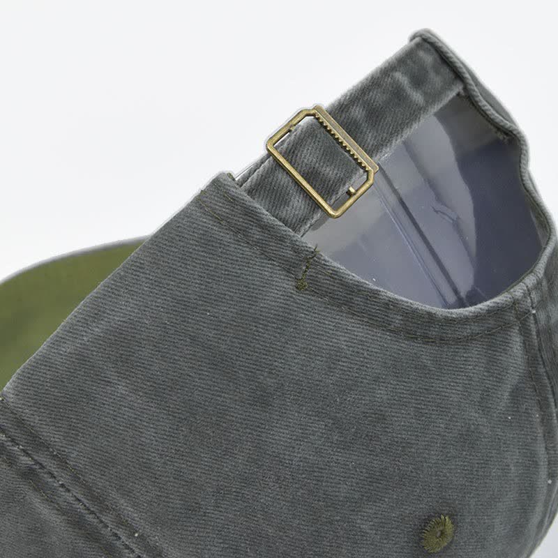 Vintage Street Style bestickte Bull Washed Baseballkappe