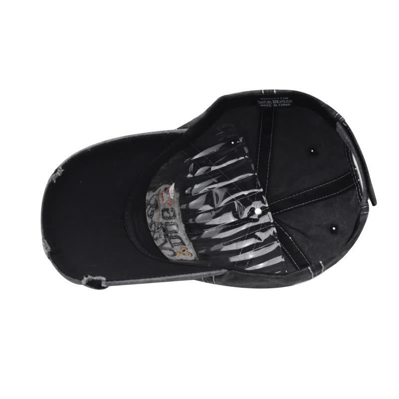 Dog Vibes Only – Bestickte, gewaschene Baseballkappe