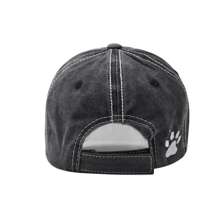 Dog Vibes Only – Bestickte, gewaschene Baseballkappe