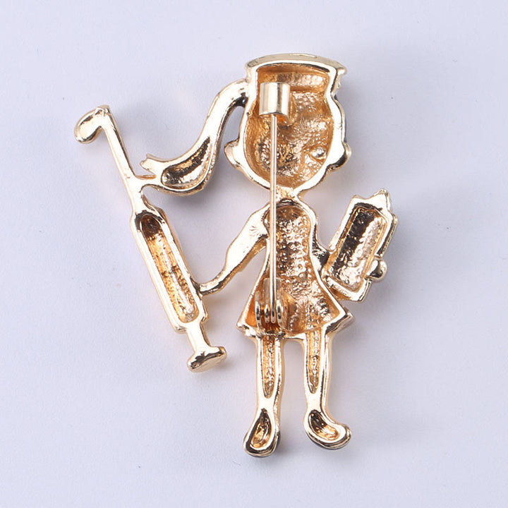 Cartoon Krankenschwester Medizinische Krankenschwester Geschenk Emaille Brosche