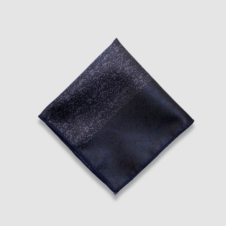 Einstecktuch für Herren mit kontrastierenden Farben und dicken Streifen