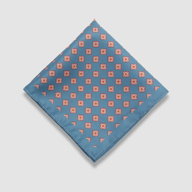 Herren Vintage Paisley Punkte Muster Business Einstecktuch