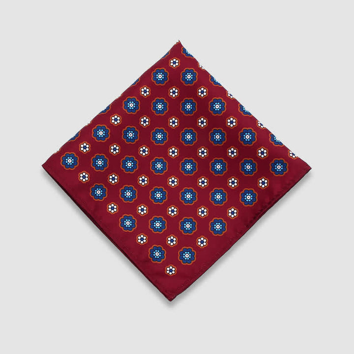 Herren Vintage Paisley Punkte Muster Business Einstecktuch