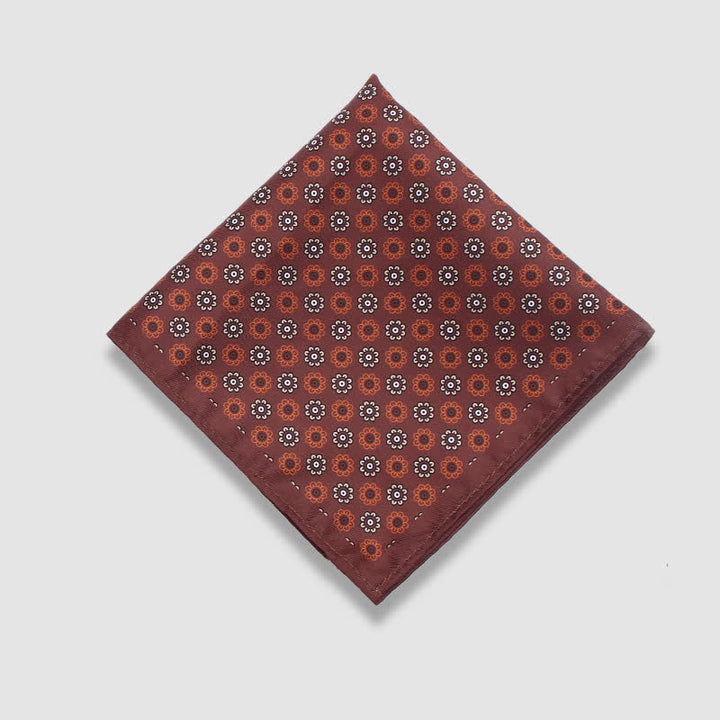 Herren Vintage Paisley Punkte Muster Business Einstecktuch