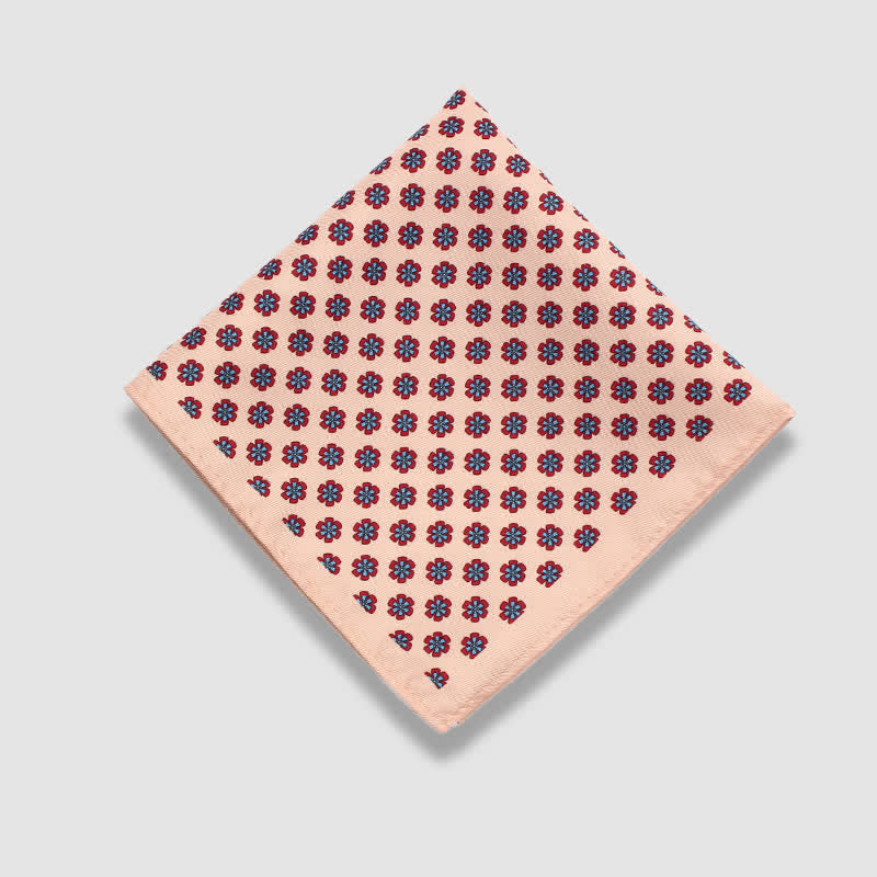 Herren Vintage Paisley Punkte Muster Business Einstecktuch