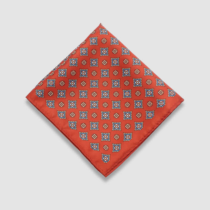 Herren Vintage Paisley Punkte Muster Business Einstecktuch